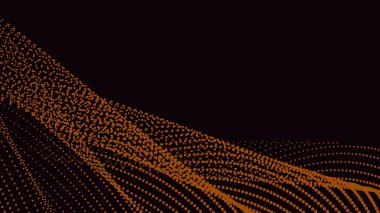 Arkaplan veya sunum için siyah turuncu yarım ton soyut arkaplan