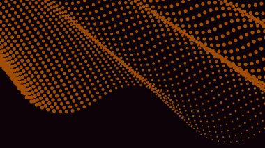 Arkaplan veya sunum için siyah turuncu yarım ton soyut arkaplan