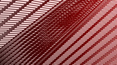 Kumaş biçimi veya sunumu için kırmızı çizgi zig zag desen arkaplanı