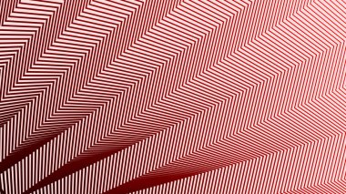 Kumaş biçimi veya sunumu için kırmızı çizgi zig zag desen arkaplanı
