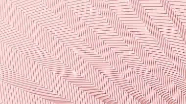 Kumaş biçimi veya sunumu için kırmızı çizgi zig zag desen arkaplanı