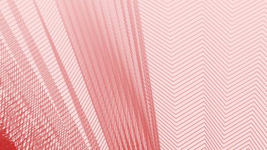 Kumaş biçimi veya sunumu için kırmızı çizgi zig zag desen arkaplanı