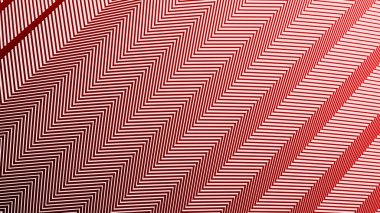 Kumaş biçimi veya sunumu için kırmızı çizgi zig zag desen arkaplanı