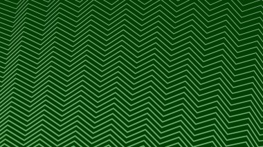 Kumaş biçimi veya sunumu için yeşil çizgi zig zag desen arkaplanı