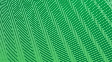 Kumaş biçimi veya sunumu için yeşil çizgi zig zag desen arkaplanı