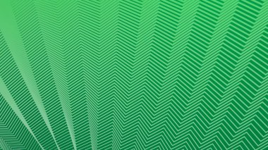 Kumaş biçimi veya sunumu için yeşil çizgi zig zag desen arkaplanı