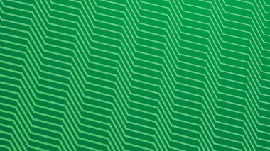 Kumaş biçimi veya sunumu için yeşil çizgi zig zag desen arkaplanı