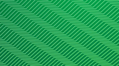 Kumaş biçimi veya sunumu için yeşil çizgi zig zag desen arkaplanı