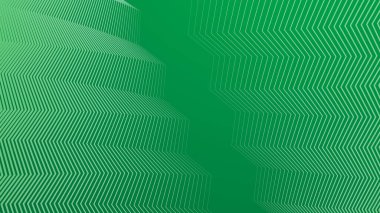 Kumaş biçimi veya sunumu için yeşil çizgi zig zag desen arkaplanı