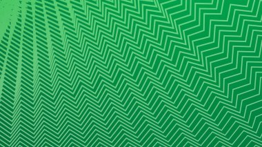 Kumaş biçimi veya sunumu için yeşil çizgi zig zag desen arkaplanı