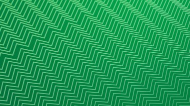 Kumaş biçimi veya sunumu için yeşil çizgi zig zag desen arkaplanı