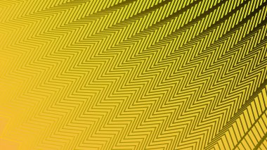 Kumaş biçimi veya sunumu için sarı çizgi zig zag desen arkaplanı
