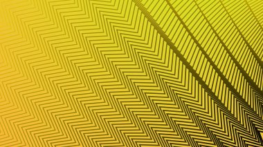 Kumaş biçimi veya sunumu için sarı çizgi zig zag desen arkaplanı