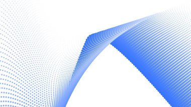 Kumaş biçimi için mavi yarım ton deseni soyut arkaplan