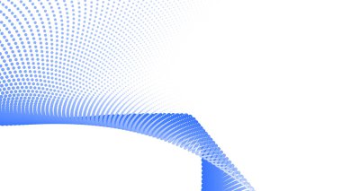 Kumaş biçimi için mavi yarım ton deseni soyut arkaplan