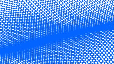 Kumaş biçimi için mavi yarım ton deseni soyut arkaplan