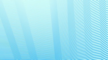 Zig zag çizgili su mavisi renk arkaplan için soyut arkaplan