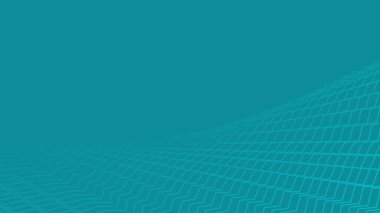 Teal mavisi zig zag deseni soyut arkaplan