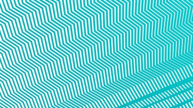 Teal mavisi zig zag deseni soyut arkaplan