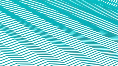 Teal mavisi zig zag deseni soyut arkaplan