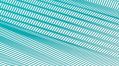 Teal mavisi zig zag deseni soyut arkaplan