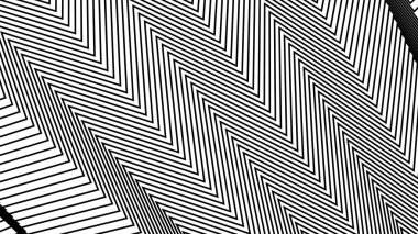 Kumaş biçimi veya sunumu için siyah zig zag çizgileri çizgi deseni soyut arkaplan