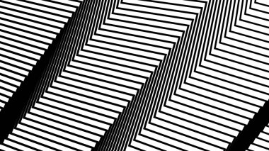 Kumaş biçimi veya sunumu için siyah zig zag çizgileri çizgi deseni soyut arkaplan