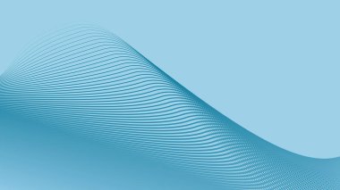 Gökyüzü mavi soyut arkaplan çizgili eğri çizgisi