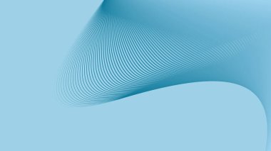 Gökyüzü mavi soyut arkaplan çizgili eğri çizgisi