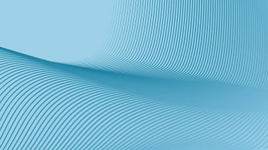 Gökyüzü mavi soyut arkaplan çizgili eğri çizgisi