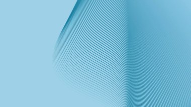 Gökyüzü mavi soyut arkaplan çizgili eğri çizgisi