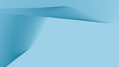 Gökyüzü mavi soyut arkaplan çizgili eğri çizgisi