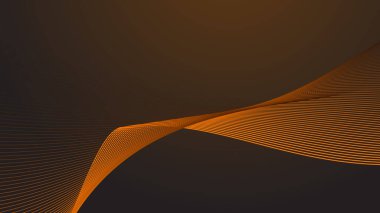 Arkaplan arkaplanı için kavis çizgisi soyut arkaplan ile kahverengi gradyan