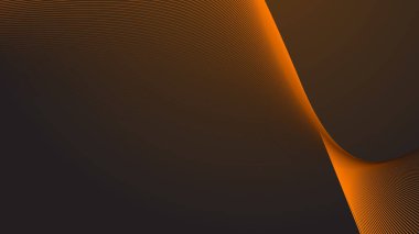 Arkaplan arkaplanı için kavis çizgisi soyut arkaplan ile kahverengi gradyan