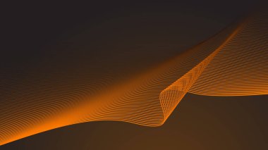 Arkaplan arkaplanı için kavis çizgisi soyut arkaplan ile kahverengi gradyan