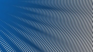 Koyu mavi dalga çizgileri desen soyut arkaplan