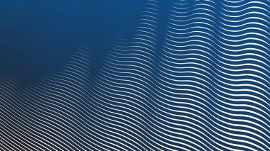 Koyu mavi dalga çizgileri desen soyut arkaplan