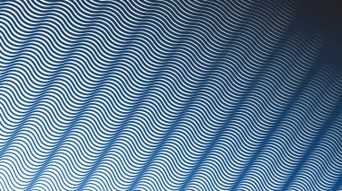 Koyu mavi dalga çizgileri desen soyut arkaplan