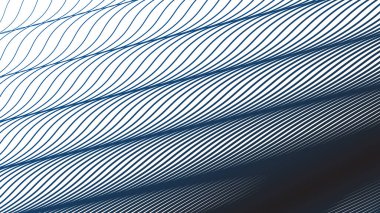 Koyu mavi dalga çizgileri desen soyut arkaplan