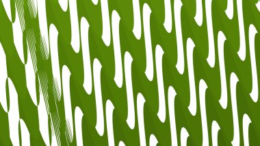 Arkaplan veya sunum için yeşil dalga deseni soyut arkaplan