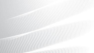 Arkaplan için dalga çizgileri arkaplanı olan gri soyut