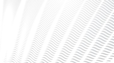 Arkaplan için dalga çizgileri arkaplanı olan gri soyut