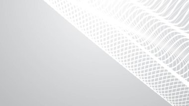 Arkaplan için dalga çizgileri arkaplanı olan gri soyut