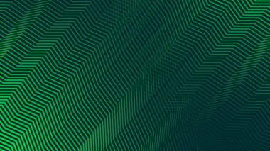 Yeşil çizgili zig zag çizgileri arkaplan arkaplanı için soyut arkaplan