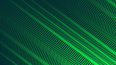 Yeşil çizgili zig zag çizgileri arkaplan arkaplanı için soyut arkaplan