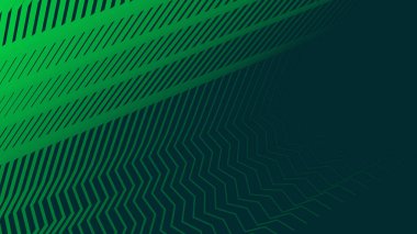 Yeşil çizgili zig zag çizgileri arkaplan arkaplanı için soyut arkaplan