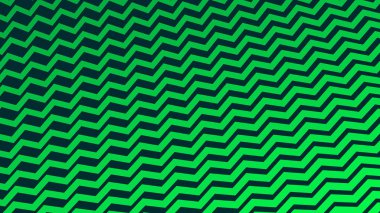 Yeşil çizgili zig zag çizgileri arkaplan arkaplanı için soyut arkaplan