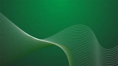 Arkaplan veya sunum için yarım ton arkaplan içeren yeşil soyut