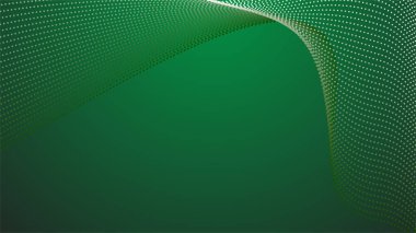 Arkaplan veya sunum için yarım ton arkaplan içeren yeşil soyut