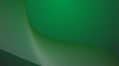Arkaplan veya sunum için yarım ton arkaplan içeren yeşil soyut